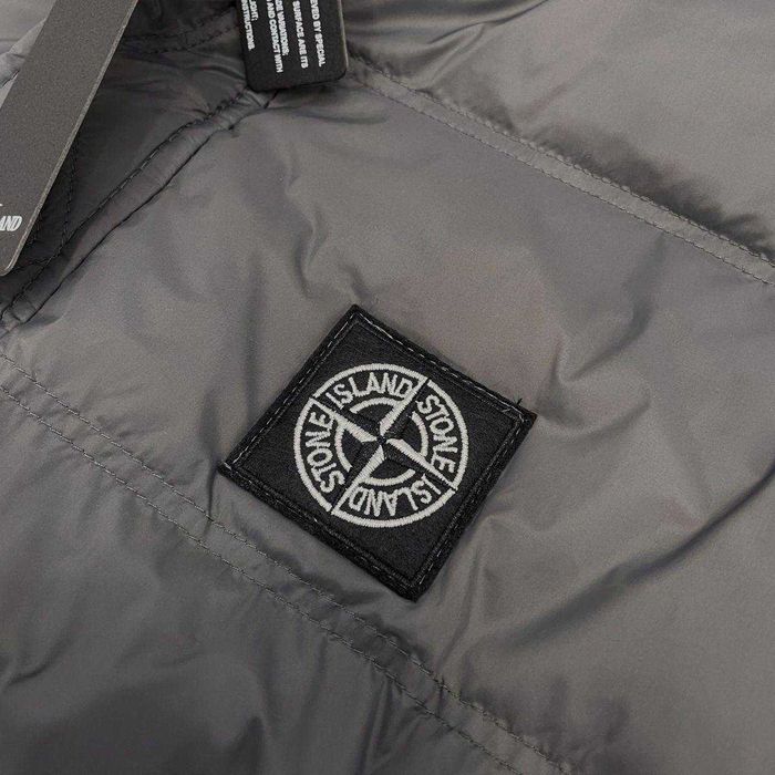 (БЕЗ ПЕРЕДОПЛАТИ)Stone Island Puffer куртка пуховик стон ісланд сіра