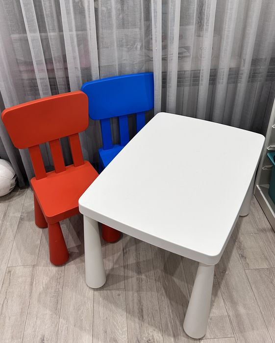 Стіл дитячий ikea, дитячий столик та стульчик ikea
