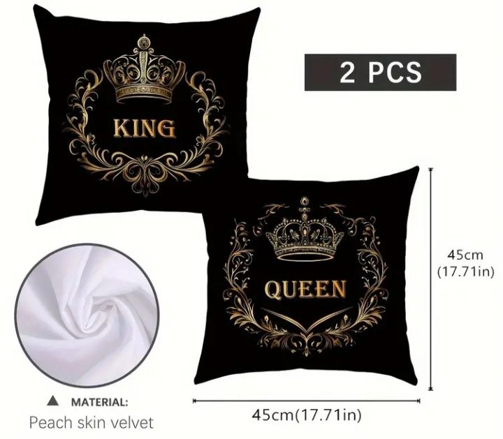 2 Almofadas King & Queen