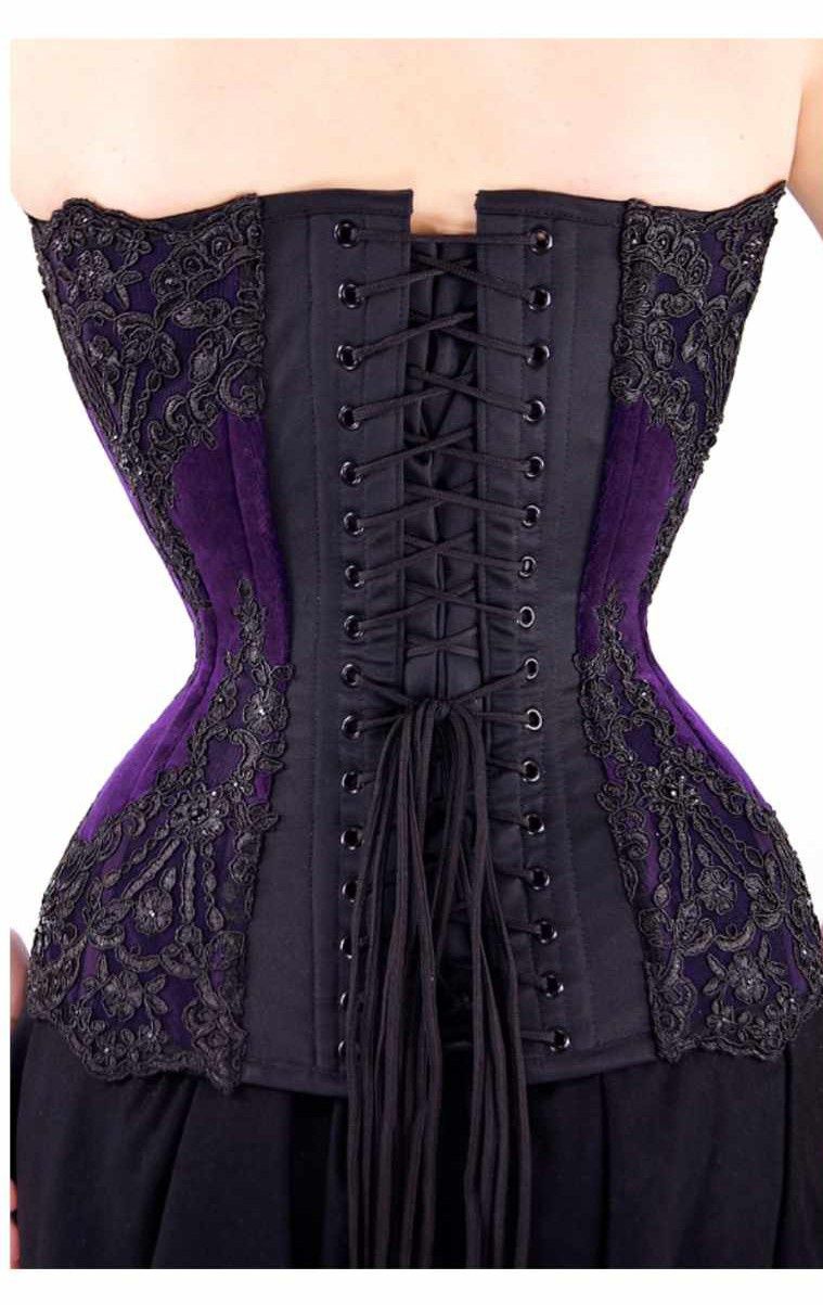 Gorset Owerbust Royal Violet XL od Paper Cats