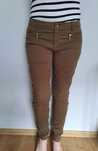 Spodnie Michael Kors fason skinny M 40, zgniła zieleń / khaki