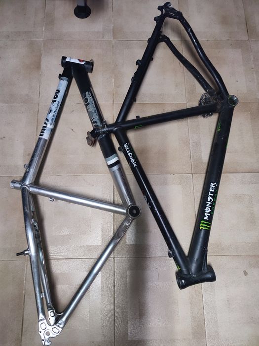 Conjunto de quadros de bicicleta em alumínio