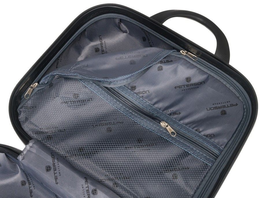 podróżny kuferek z uchwytem na walizkę - peterson