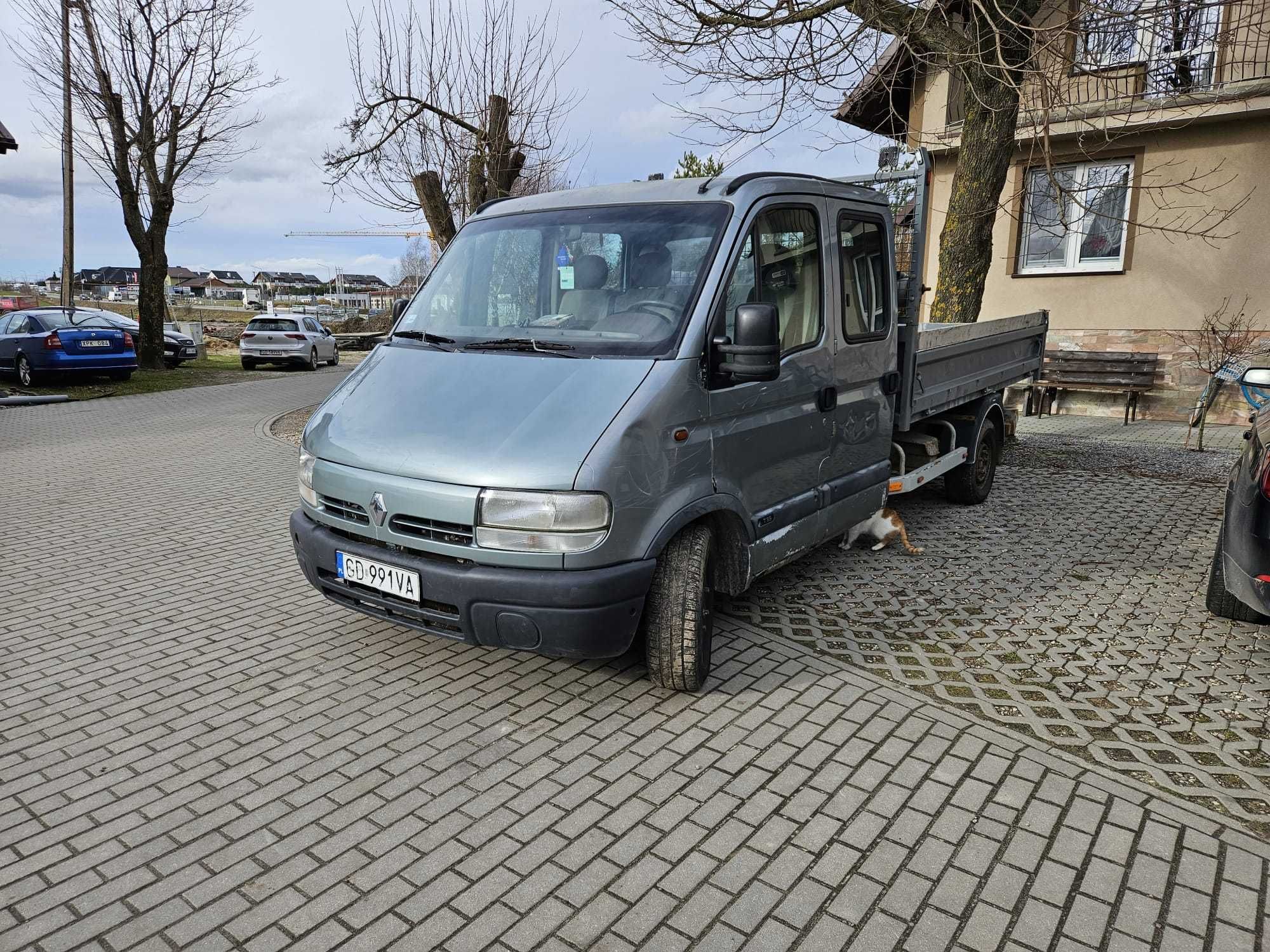 Renault master doka wywrotka