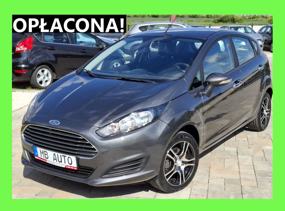 Ford Fiesta PIĘKNA KLIMATRONIC elektr. alu czujniki pakiet chrom 5d 1.2 82KM zadba