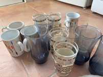 Conjunto loiça (copos, pratos e canecas)
