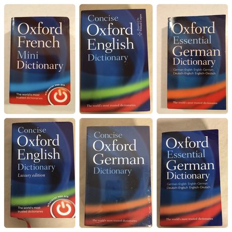 Oxford Словари французский, немецкий, английский