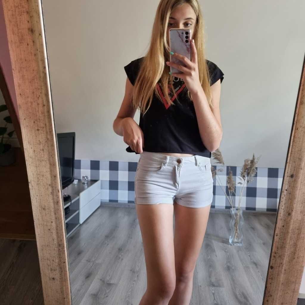 Szare spodenki H&M rozmiar 158