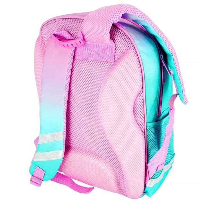 plecak szkolny tornister dla dziewczynki klasy 1-3 ombre syrenka