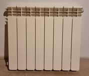 Grzejnik aluminiowy  KFA 8 żeberek dł x wys x szer :  65 x 58 x 10 cm