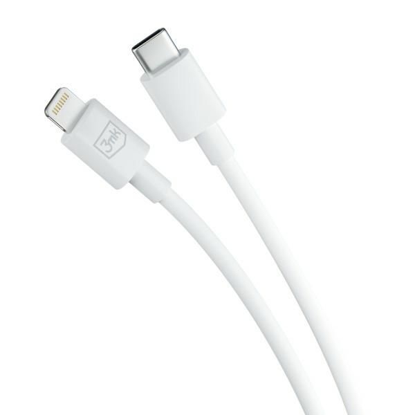 3MK Hyper Cable USB-C - Lightning20W 1.2m Biały/White Kabel