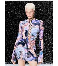 Sukienka mini Metaverse Design dla H&M wieczorowa, sylwestrowa,rozm. S