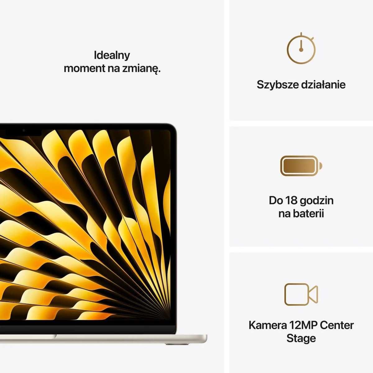 Apple MacBook Air 13" 2025 M4 10-core CPU 512GB SSD 16GB RAM TANIEJ!
