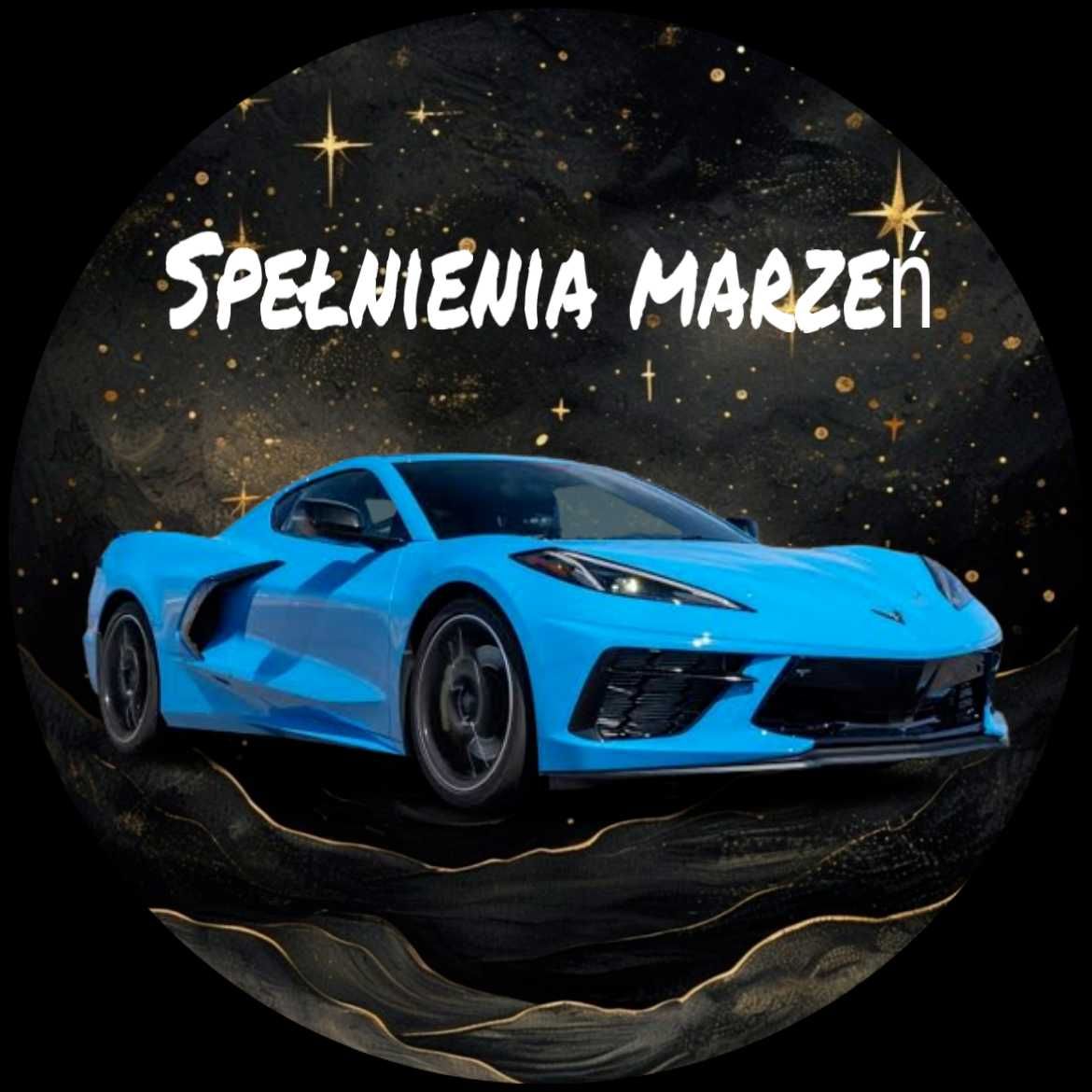Opłatek na tort Samochód Auto Chevrolet Corvette