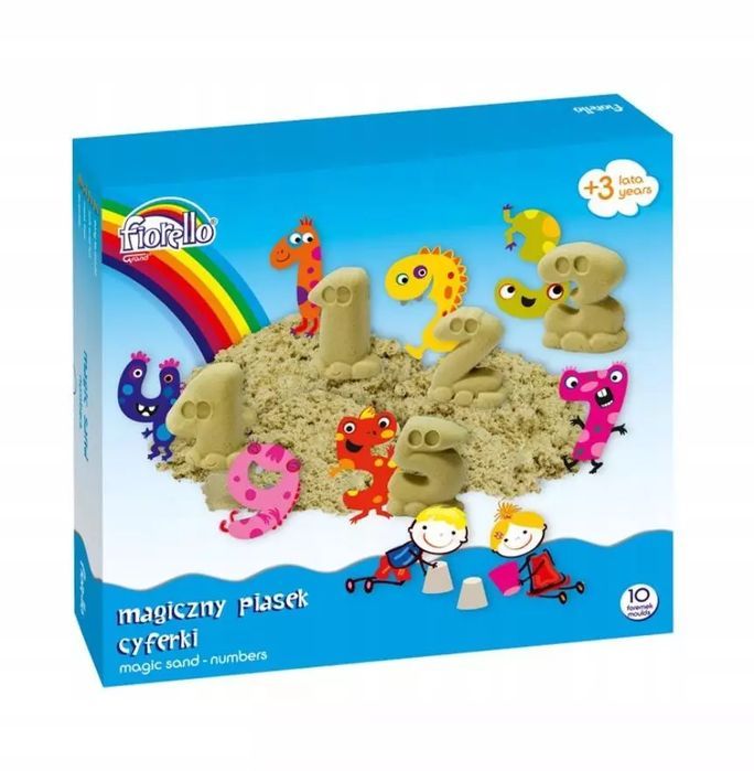 Piasek magiczny 600g Cyferki FIORELLO. Fiorello