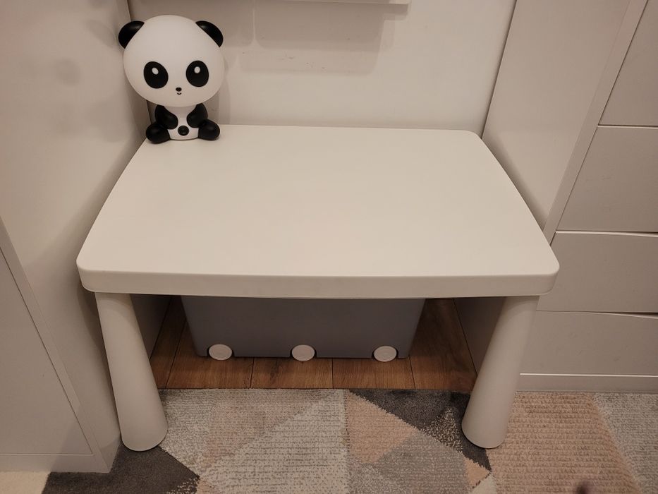 Mammut stolik biały Ikea