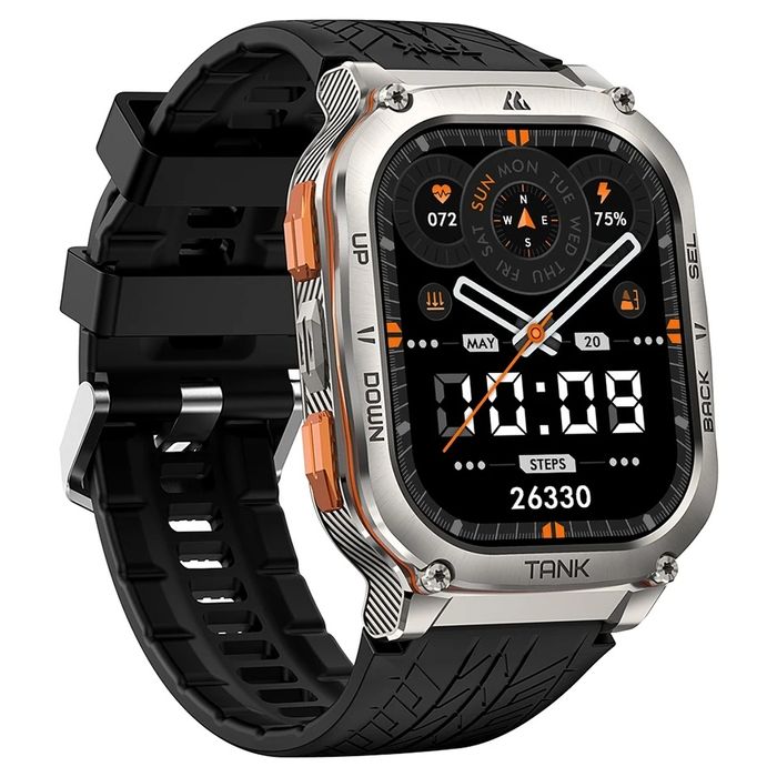 Тактические смарт часы Kospet TANK M3 Ultra + GPS+ Compass