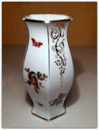 Stara porcelana wazon sześciokątny BOHEMIA Made Czechoslovakia 15 cm