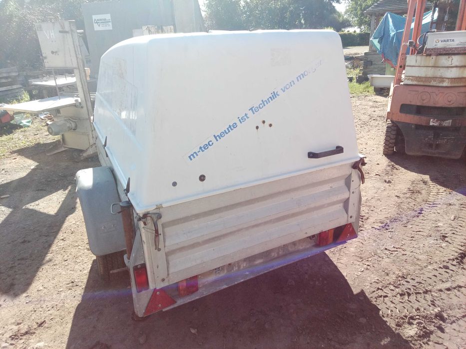 M-Tec PFT Silomat sama przyczepka z Niemiec dokumenty f VAT c brutto