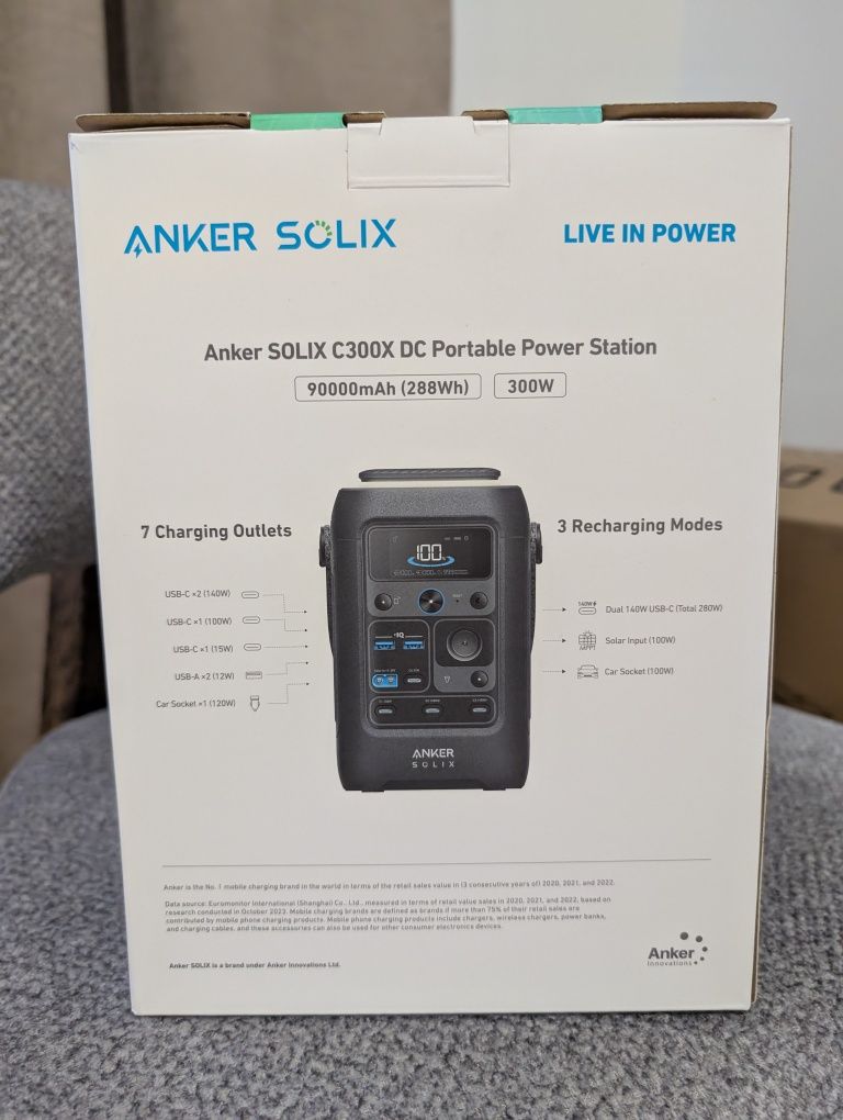 Anker SOLIX C300X DC Portable power station