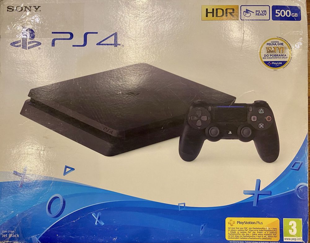 Sony Playstation 4 Slim 500GB + ігри