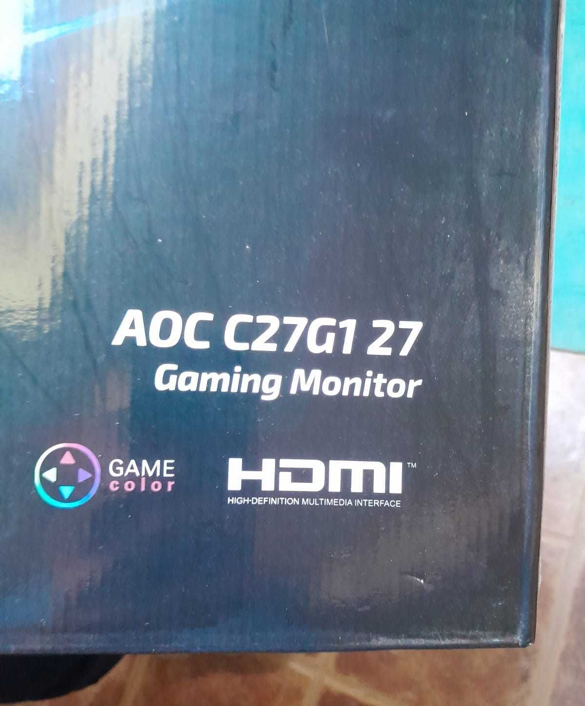 Monitor AOC Curvo G1 C27G1 VA 144hertz 27 polegadas 1ms