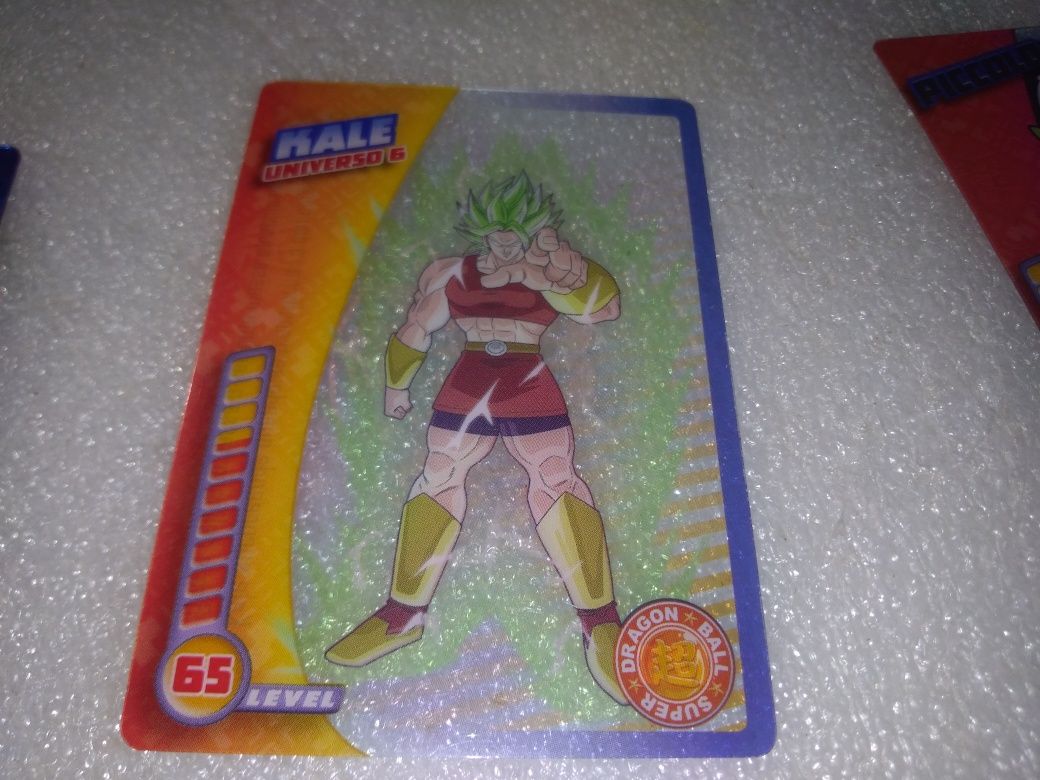 6 cartas Antigas Dragon Ball Z