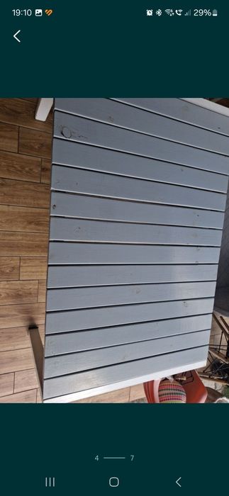 Stol ogrodowy spawany