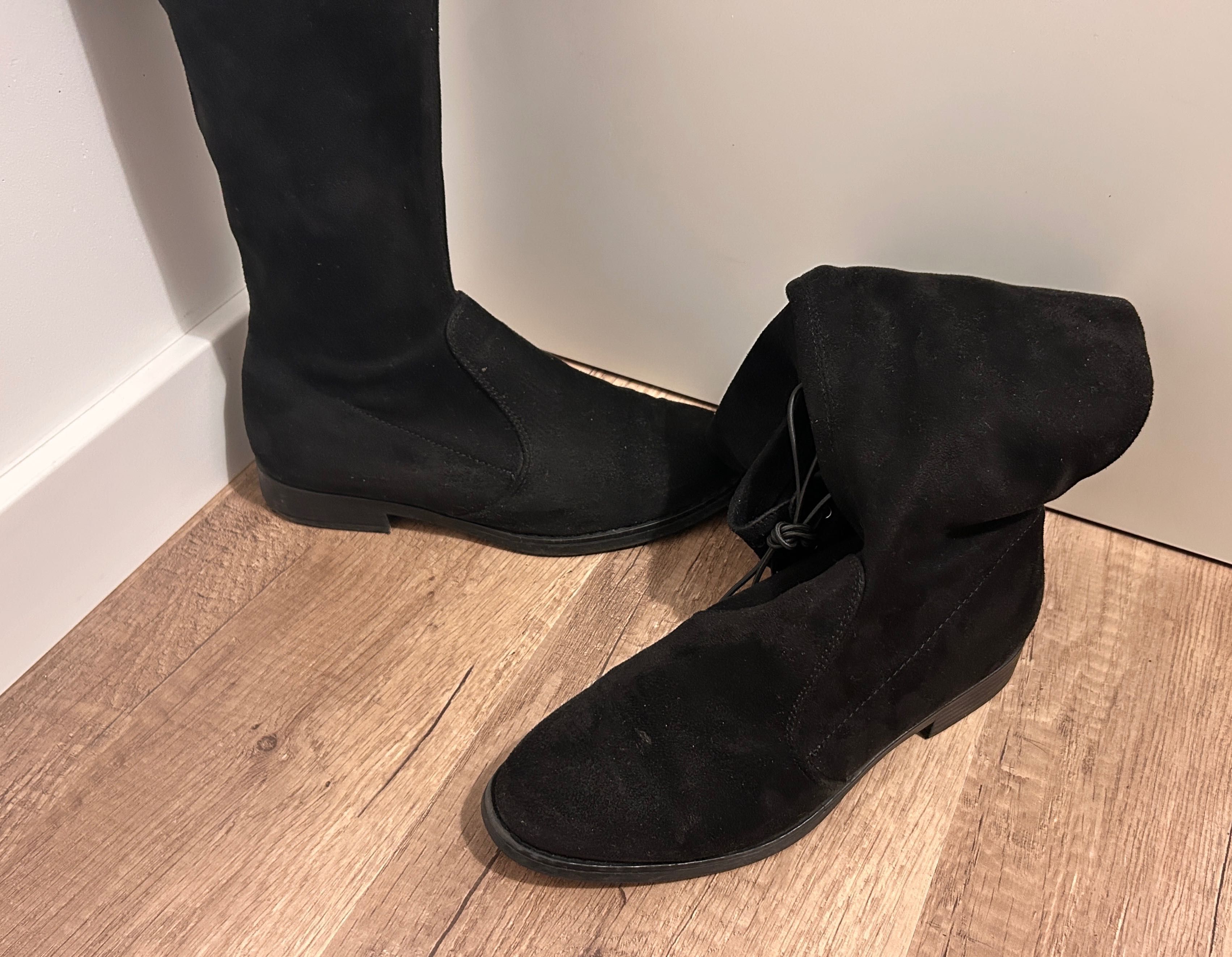 Buty muszkieterki czarne