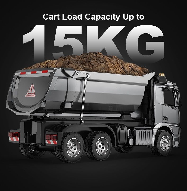 Camião RC Mercedes Benz Arocs  Double E E590 1:20 10 canais 4x4