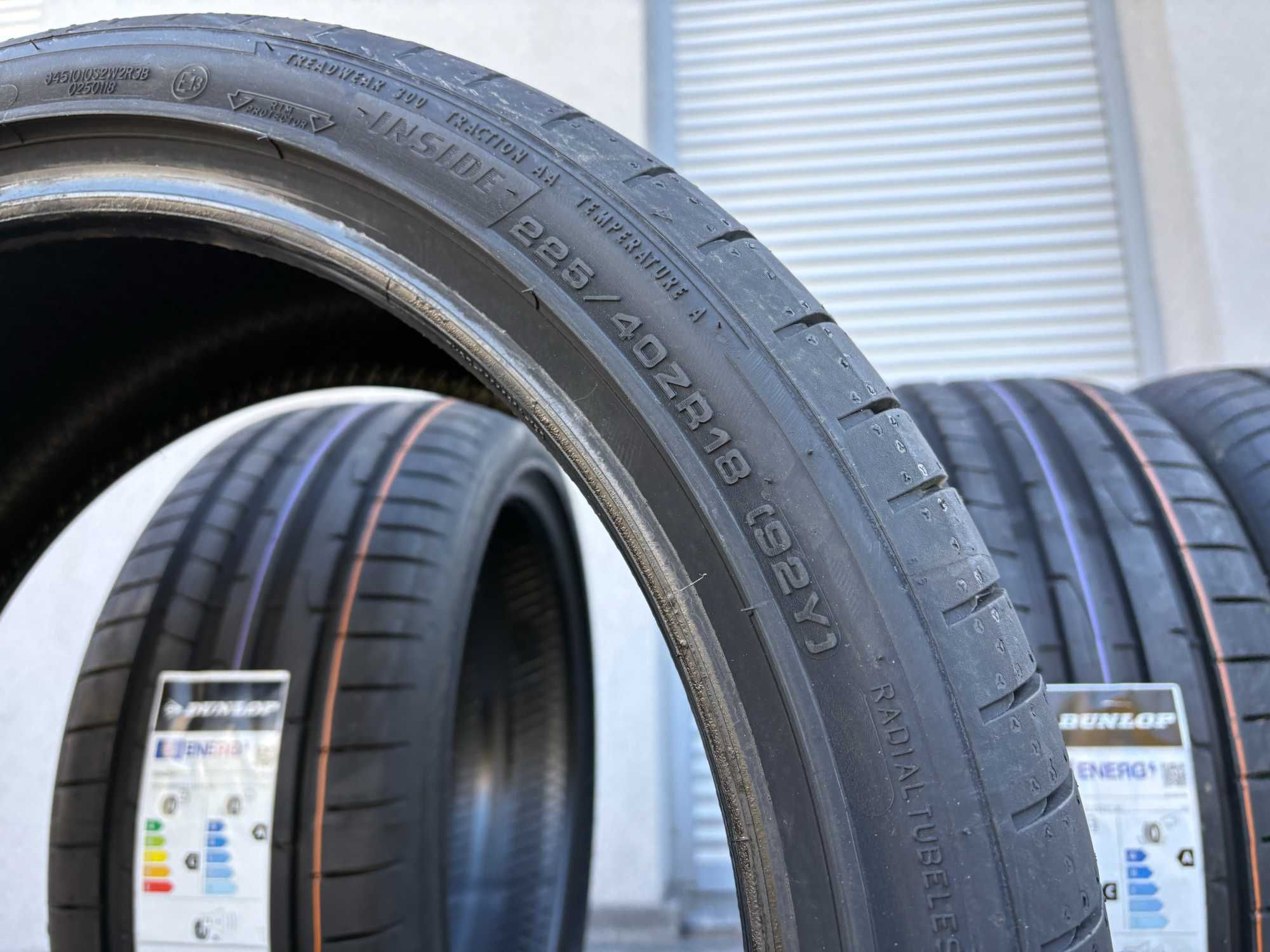 Letnia 225/40R18 Dunlop SportMaxxRT2 Prod. 2025 rok! C,A,71db gwa
