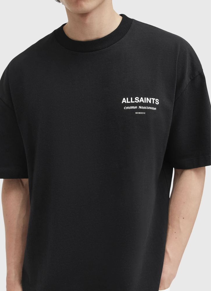 Мужские футболки Allsaints london черная белая алсейнтс унисекс