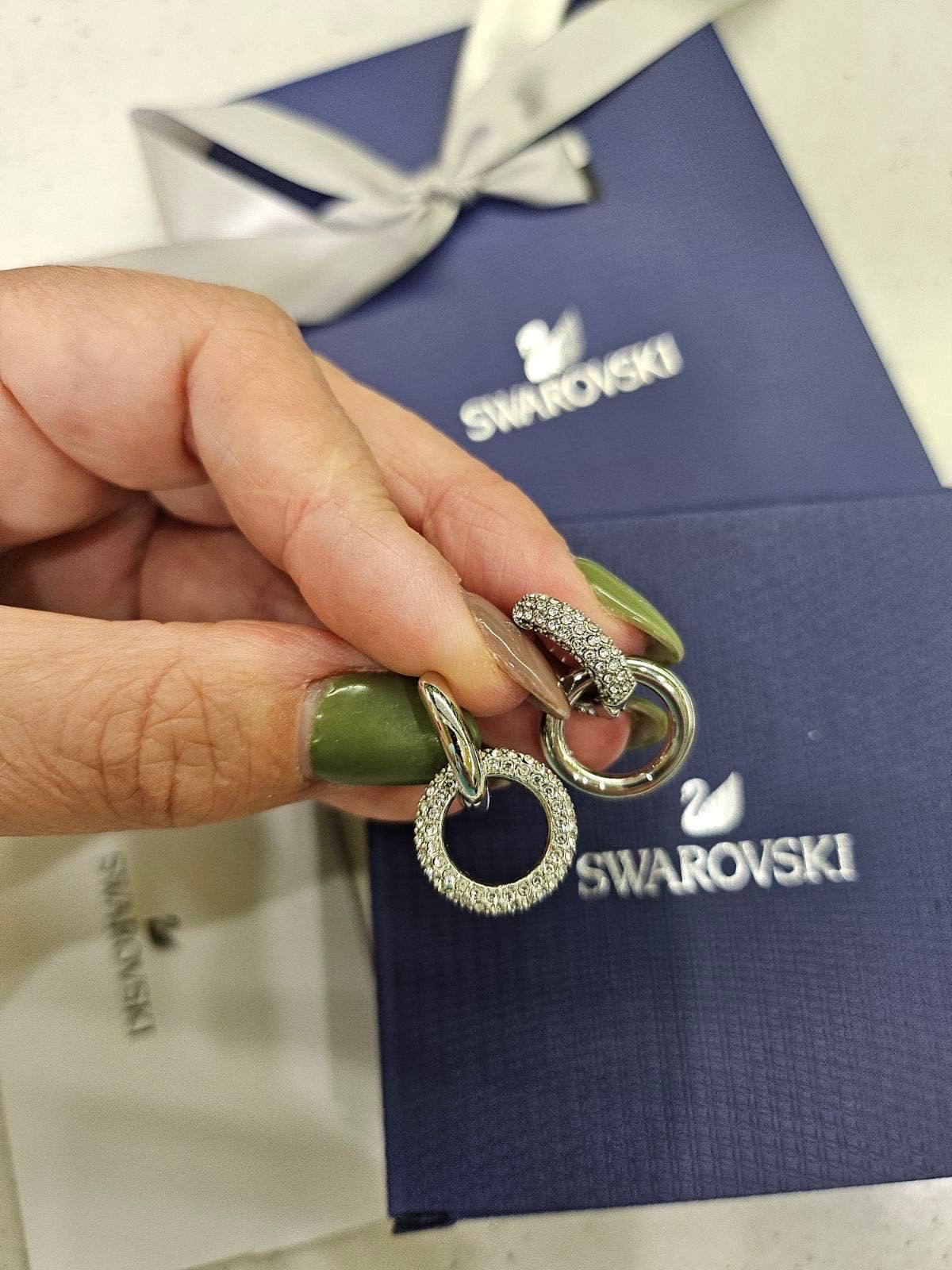 Сережки та кулон dextera swarovski
