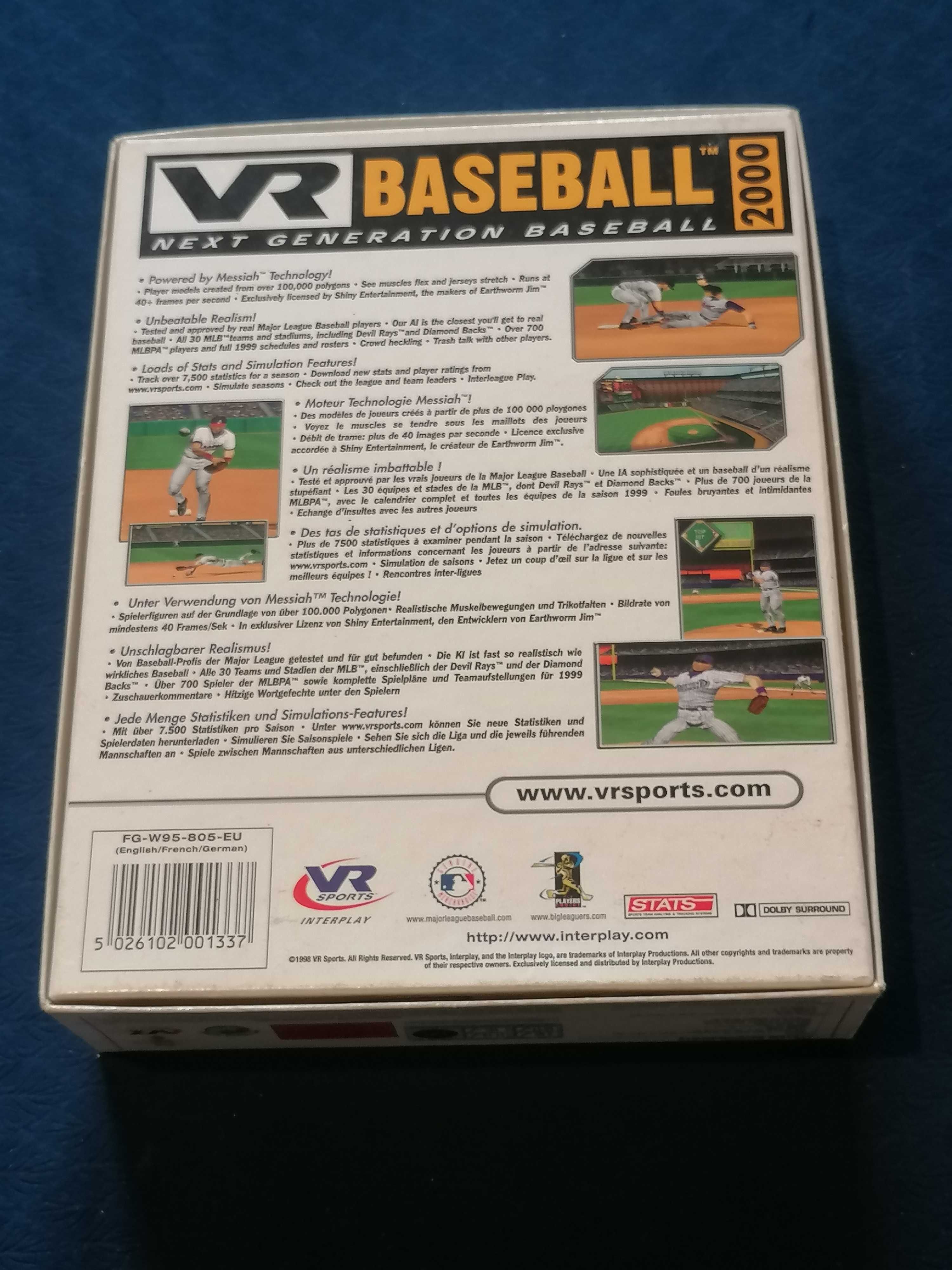 pc VR Baseball 2000 Big Box