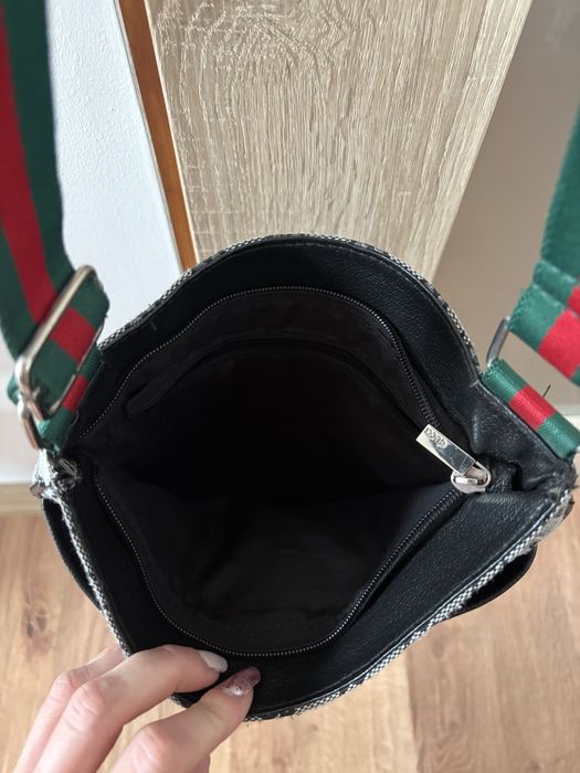 Torebka na ramię Gucci szara