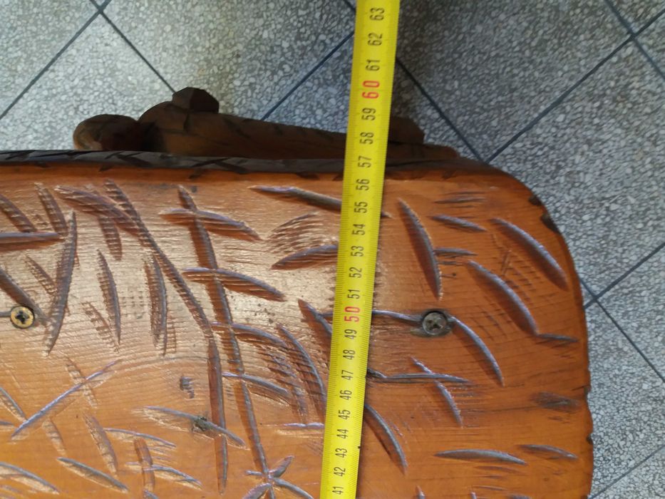 Taboret stół stolik drewno góralski styl