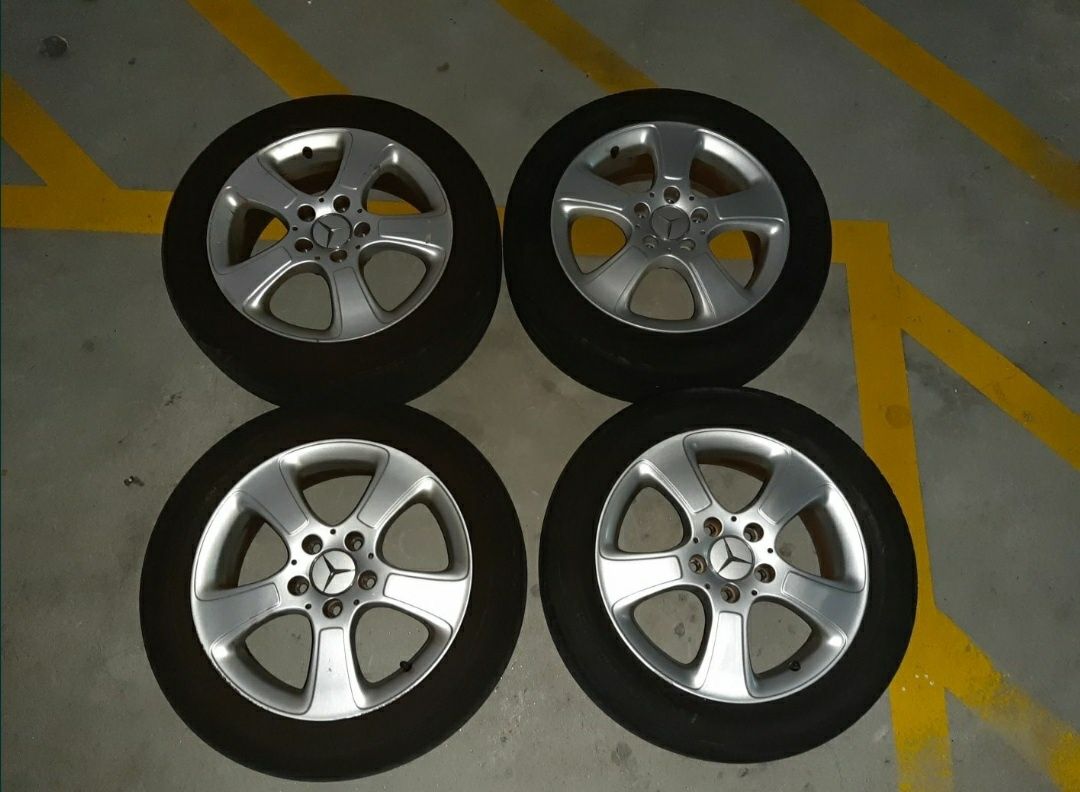 Vendo jante 16" mercedes com pneus