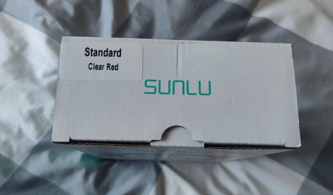 Żywica fotopolimerowa 3D resin drukarka 3D Sunlu Clear Red