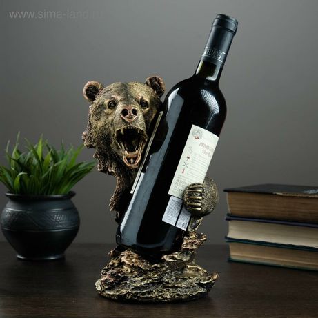 Подставка для бутылок (в форме медведя )