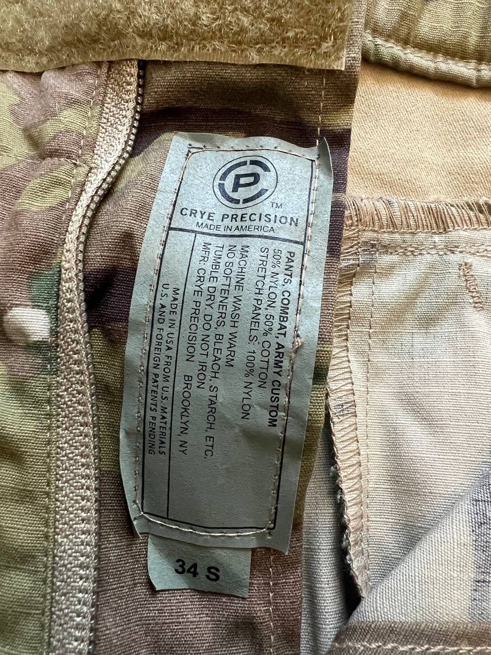 Військові штани crye precision 34S нові Gen2 combat pants 10055