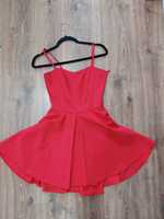Czerwona sukienka agnes s