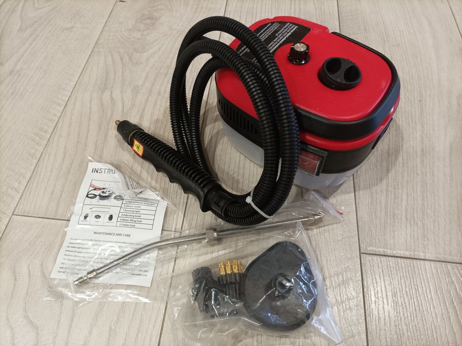 Пароочисник високого тиску 2500вт Червоний