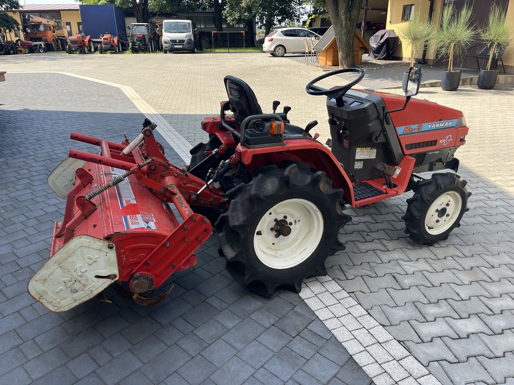 Traktorek yanmar ke3 14 km 4x4 glebogryzarka ladny stan