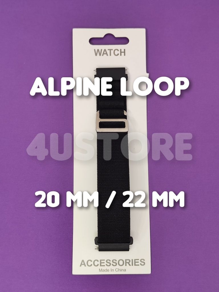 ‼️Ремешок Alpine Loop на смарт часы Xiaomi Amazfit GT 20 22 нейлон