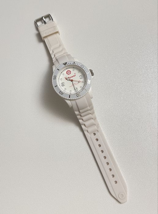 Zegarek kolekcjonerski biały Shell V-power