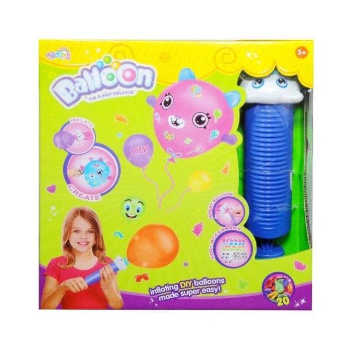 Zestaw kreatywny do balonów z pompką pudełko,270x262 mm