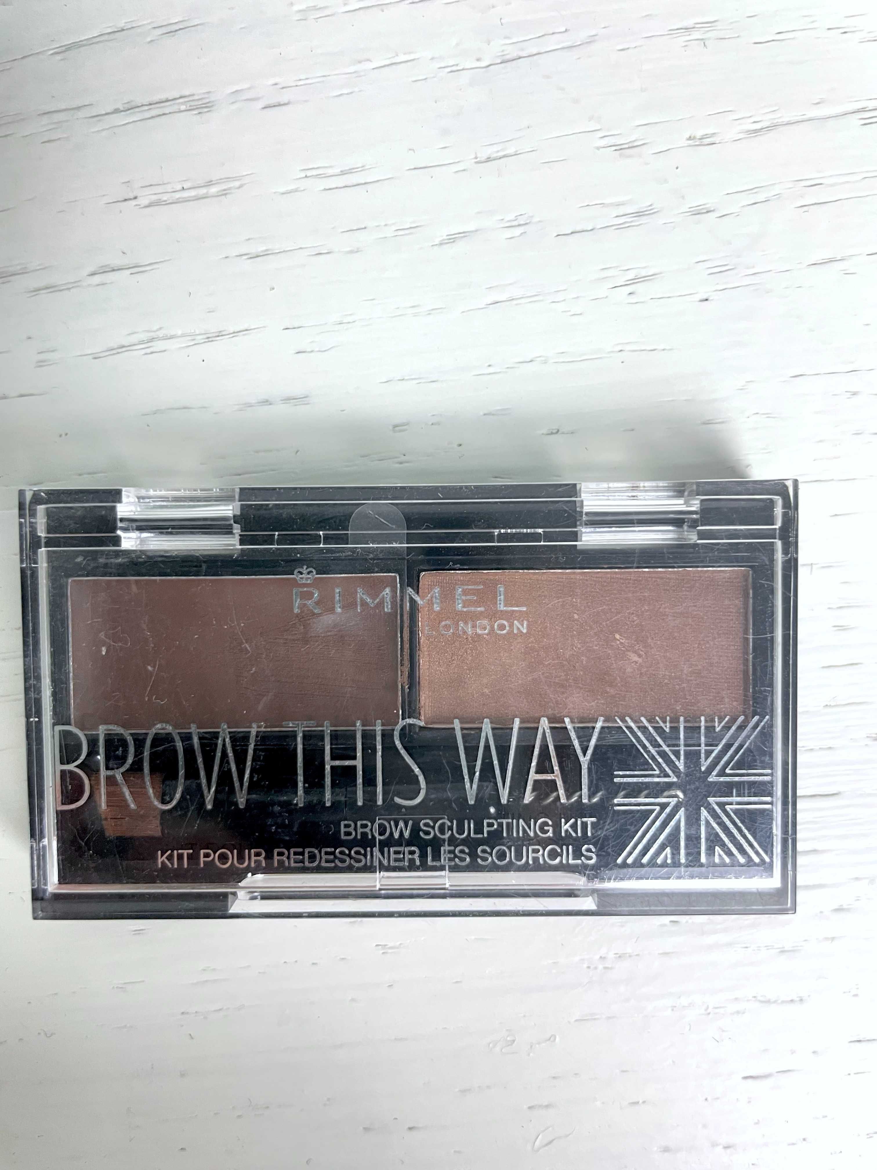 Paletka Rimmel do brwi Eyebrow Kit Brow This Way MEDIUM BROWN 002
