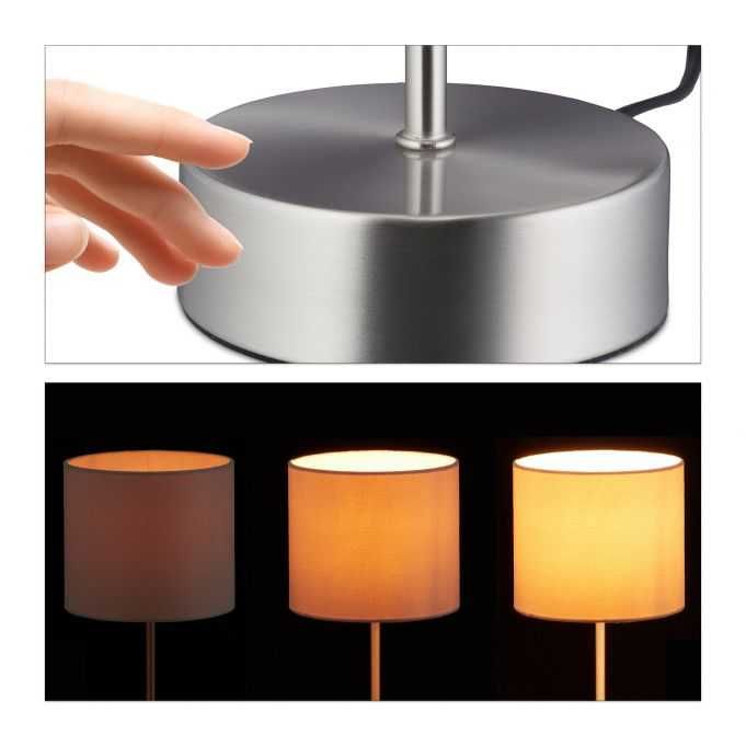 Lampka nocna z funkcją dotykową