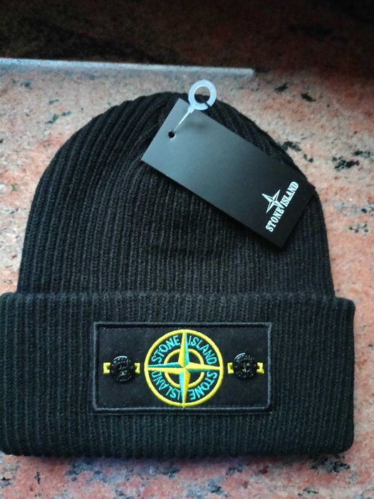 Czapka Stone Island czarna, nowa z metką