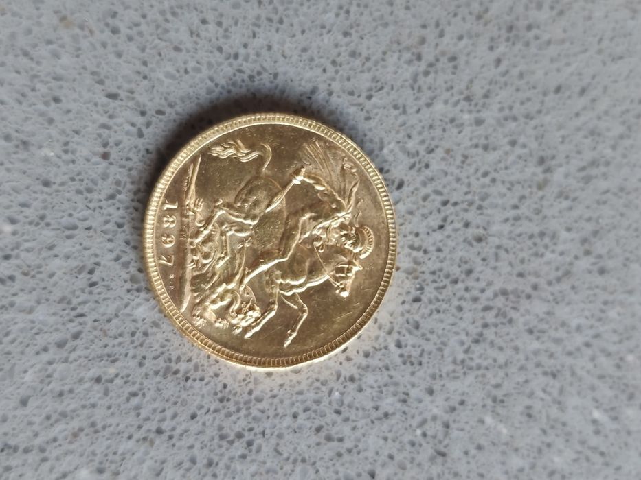 Libra de ouro Rainha Vitoria